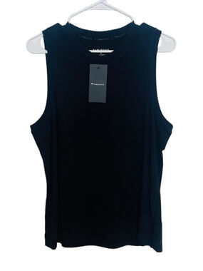 NWT Fabletics Tank Top Women’s Medium Black Sleeveless Athletic Workout Active